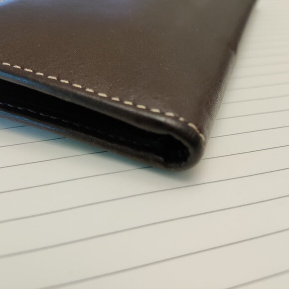 Vintage Coach Brown Leather Card Wallet - Picture 8 of 11